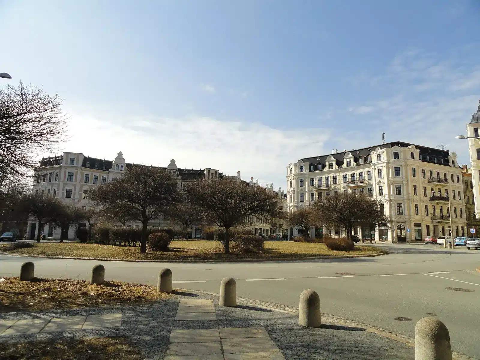 Gründerzeithäuser am Brautwiesenplatz in Görlitz